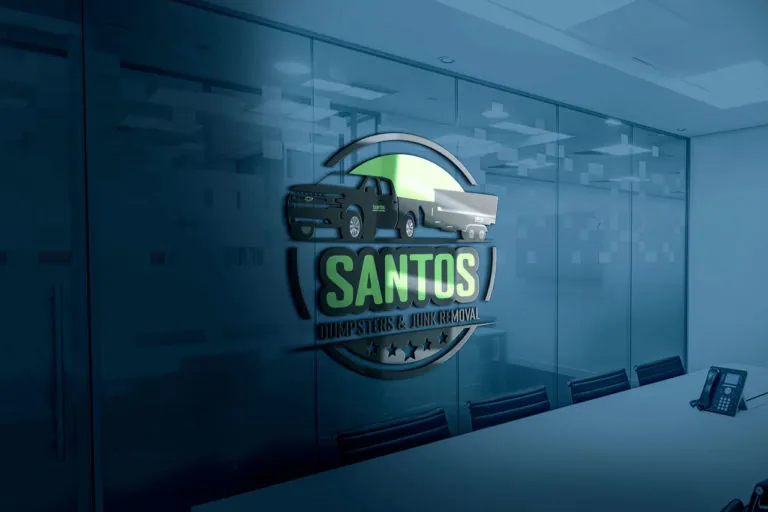 Santos logo mockup